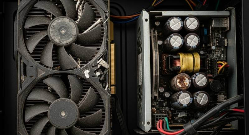 グラボ寿命10年は無理？電源や水冷などパーツ寿命