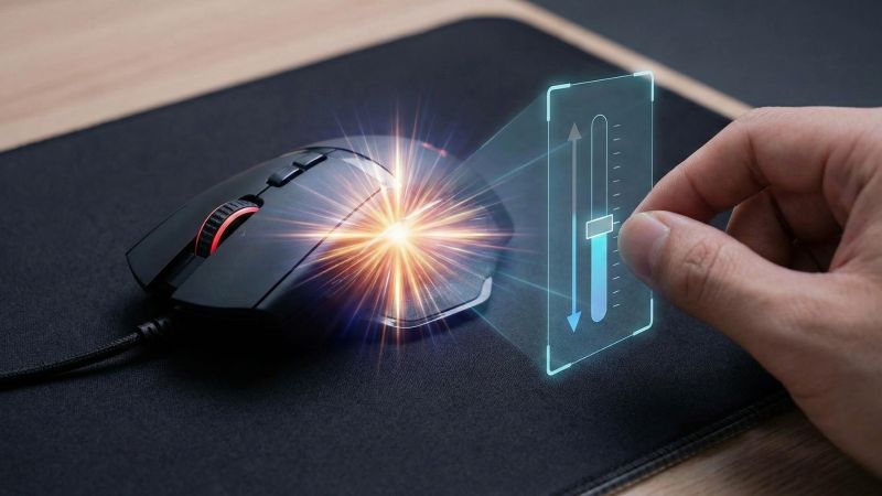 ゲーミングマウスのポーリングレート設定と信号伝送の可視化