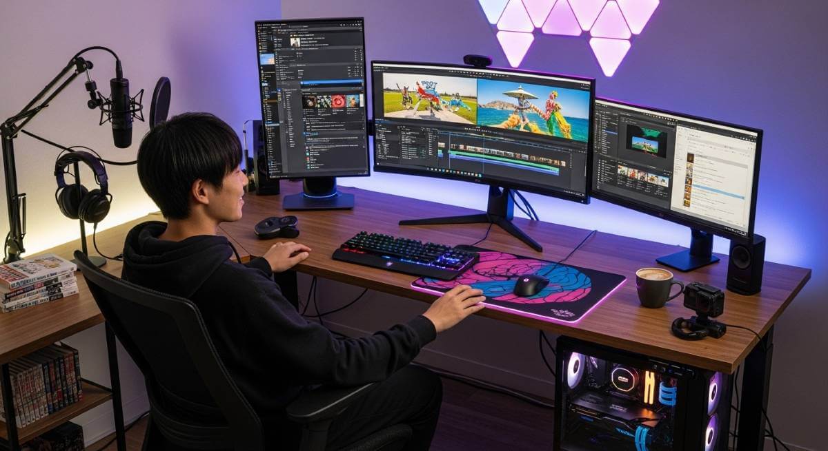 alt="ゲーミングPCで動画編集は快適?おすすめスペックや違いを徹底解説"