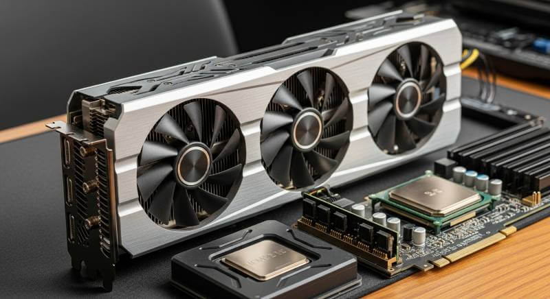 ハイスペックPCに搭載される高性能グラフィックボードとCPUパーツ