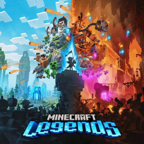 人気ゲーム「Minecraft Legends（マインクラフト レジェンズ）」のキービジュアル