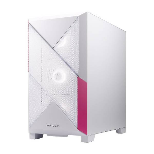 NEXTGEAR JG-A7G7T（ホワイトモデル）のゲーミングPCの外観