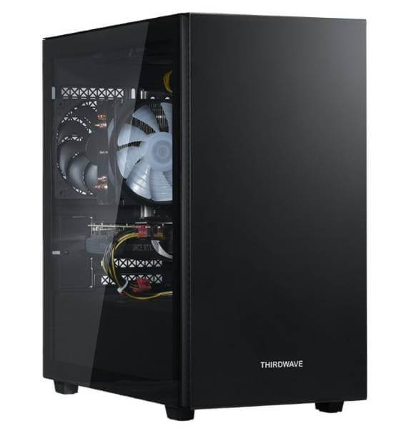 サードウェーブ Lightning G AT5RB ゲーミングPC（黒色）の外観